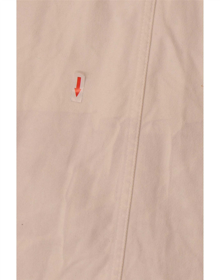 Gonna midi in denim da donna Zara media W28 cotone bianco