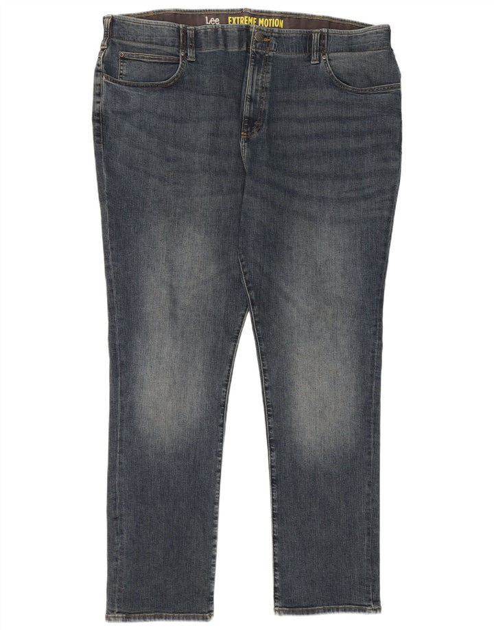 Jeans dritti da uomo Lee Extreme Motion W46 L34 cotone blu