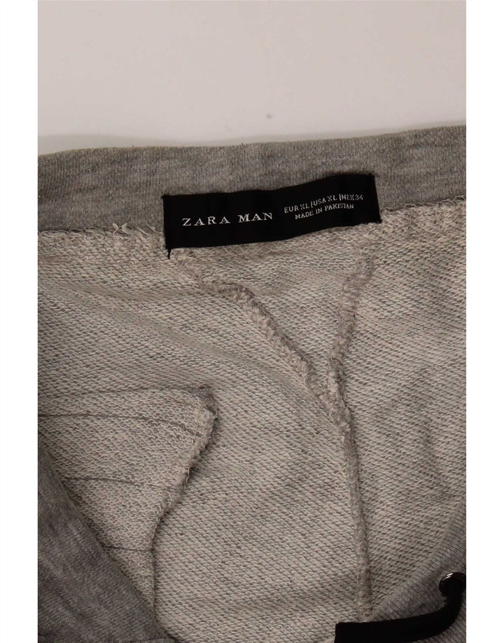 Pantaloni da tuta da uomo Zara Joggers XL in cotone grigio