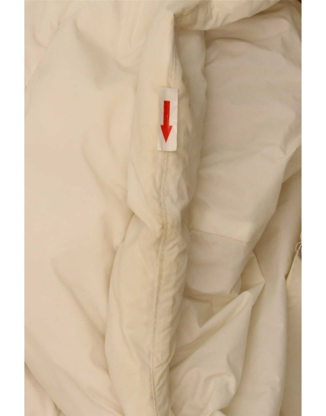 Giacca imbottita anorak da uomo con cappuccio Woolrich UK 40 grande bianca