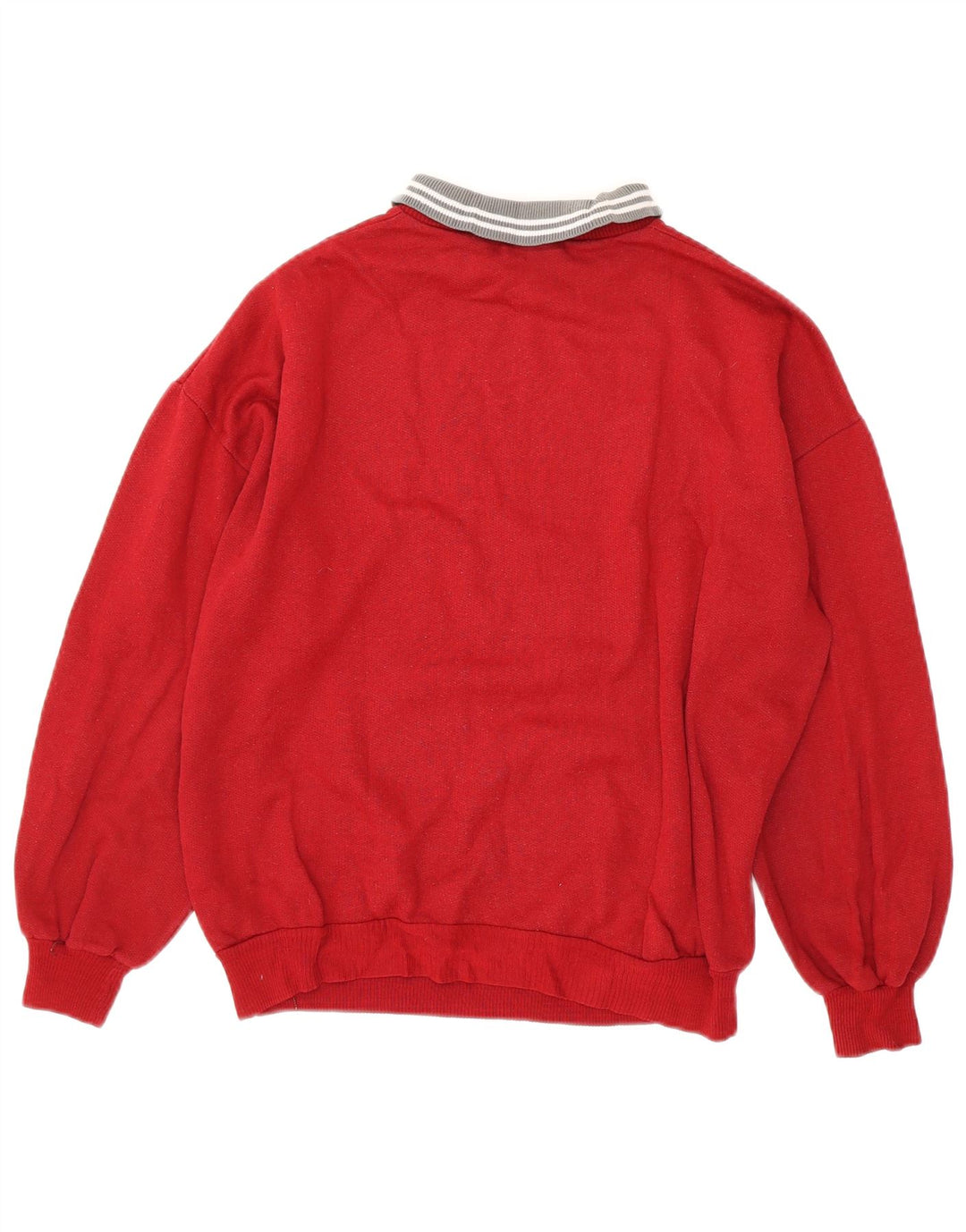 EXPRESS Felpa con grafica oversize da donna UK 14 Medium Rosso
