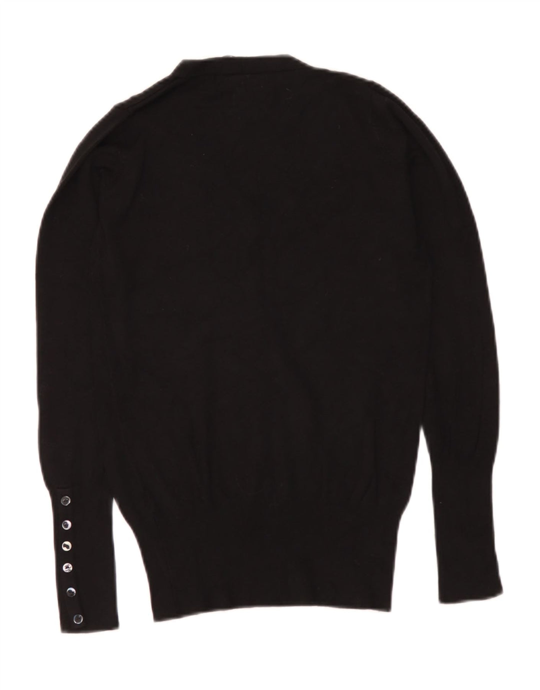 Maglione Zara da donna con scollo a V UK 10 piccolo nero