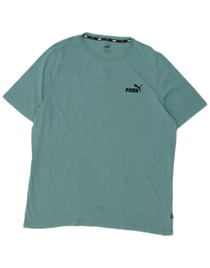Maglietta PUMA da uomo Top 2XL in cotone blu
