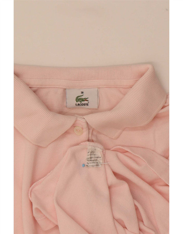 Polo da donna Lacoste taglia 38 cotone rosa medio