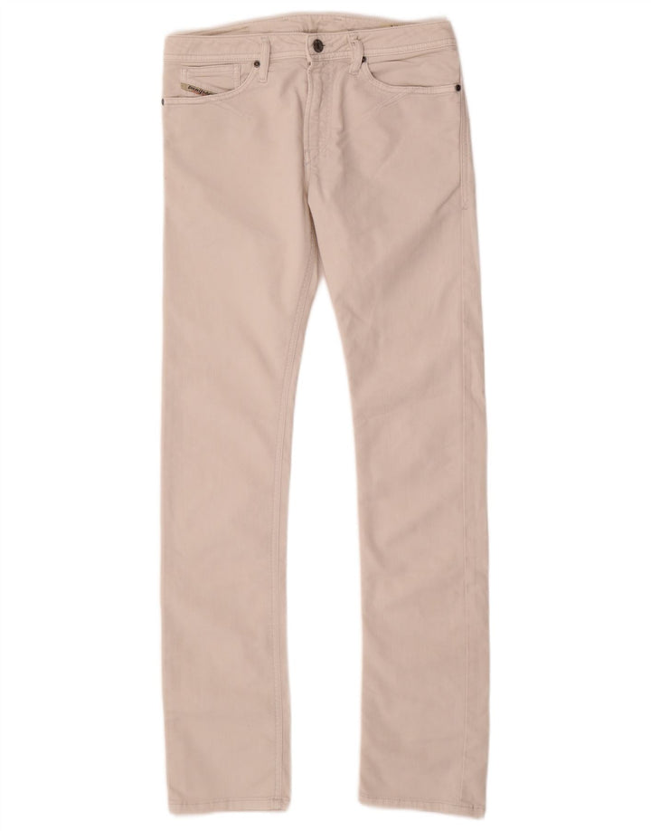 Jeans slim da donna Diesel W28 L32 cotone bianco