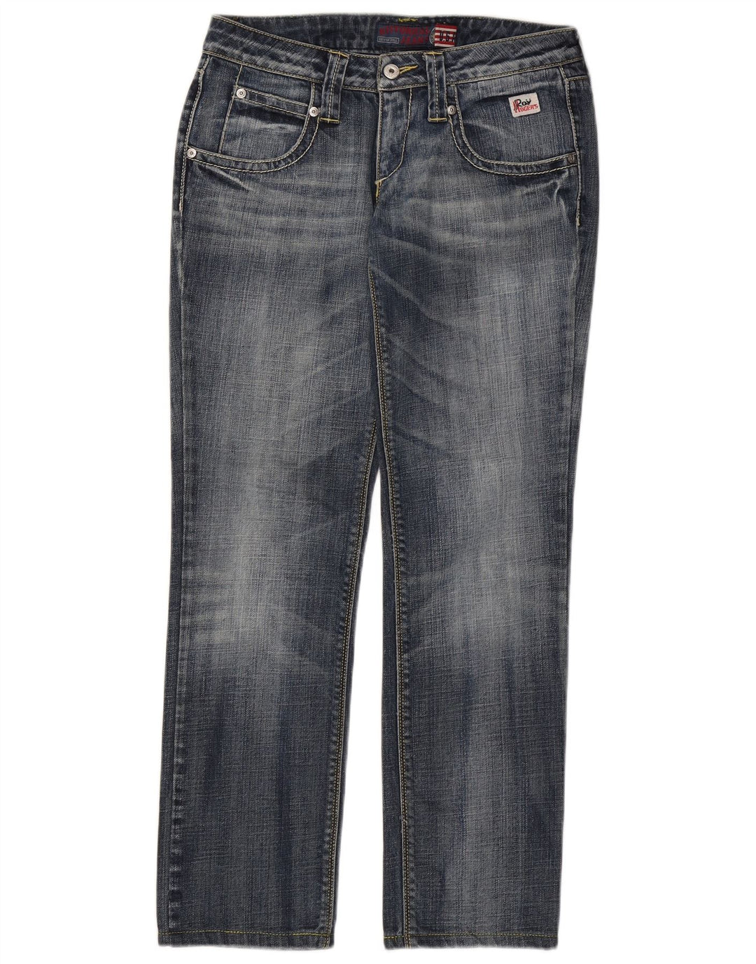 Jeans dritti Seven Bell da donna Roy Rogers IT 42 medio W28 L29 blu