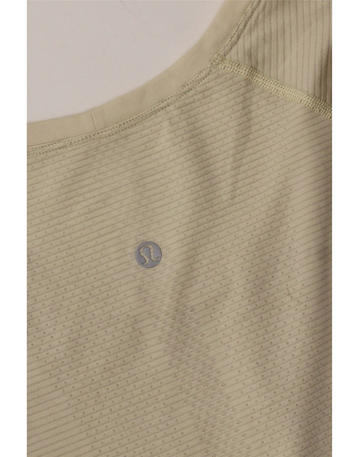 T-shirt da donna Lululemon Top UK 16 Large Beige