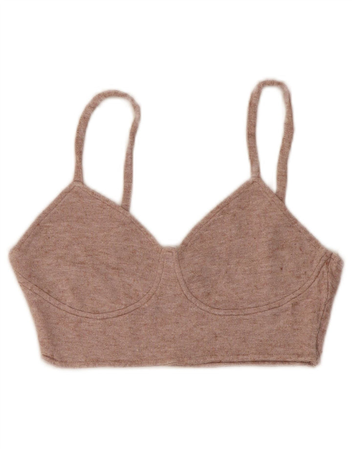 Reggiseno da donna Zara Top UK 12 Viscosa beige medio