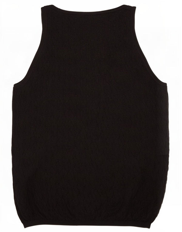 Canotta canotta da donna Zara UK 12 poliestere nero medio