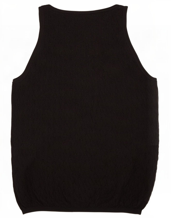 Canotta canotta da donna Zara UK 12 poliestere nero medio