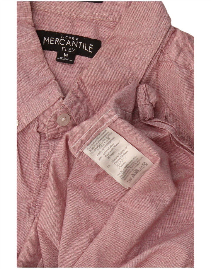 J. CREW Camicia Mercantile Flex da uomo in cotone rosa medio
