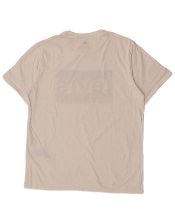 T-shirt grafica da uomo Levi's Top in cotone bianco medio