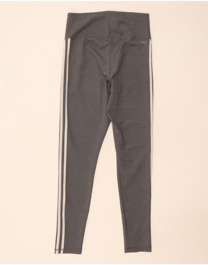 Leggings Adidas Climalite da donna UK 12/14 Poliestere grigio medio