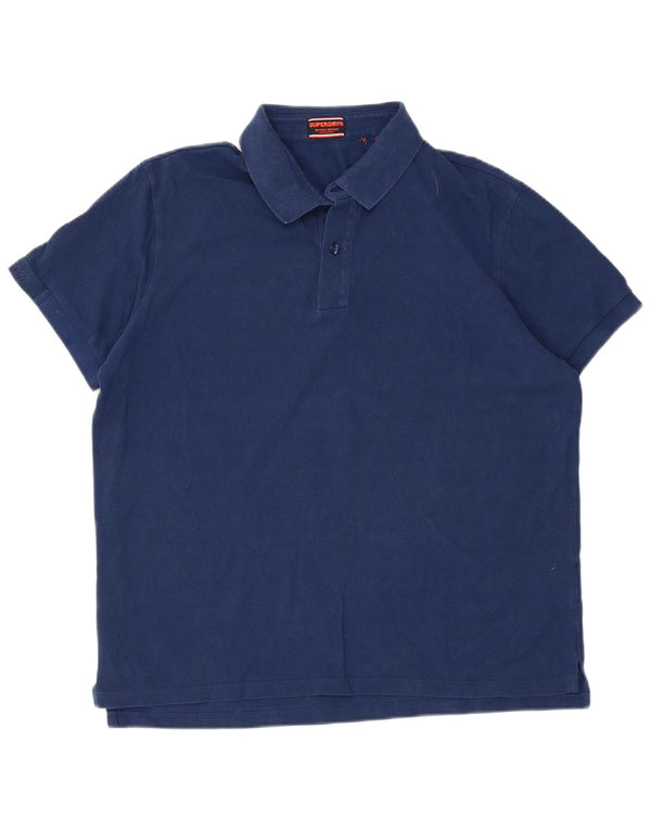 Polo da uomo Superdry XL blu navy