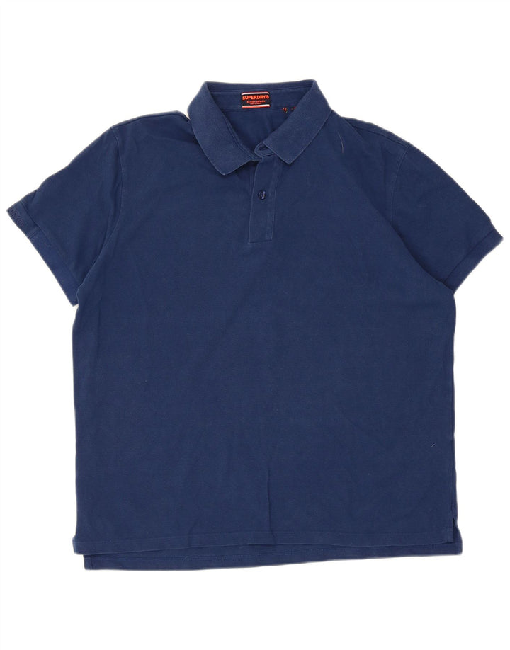 Polo da uomo Superdry XL blu navy