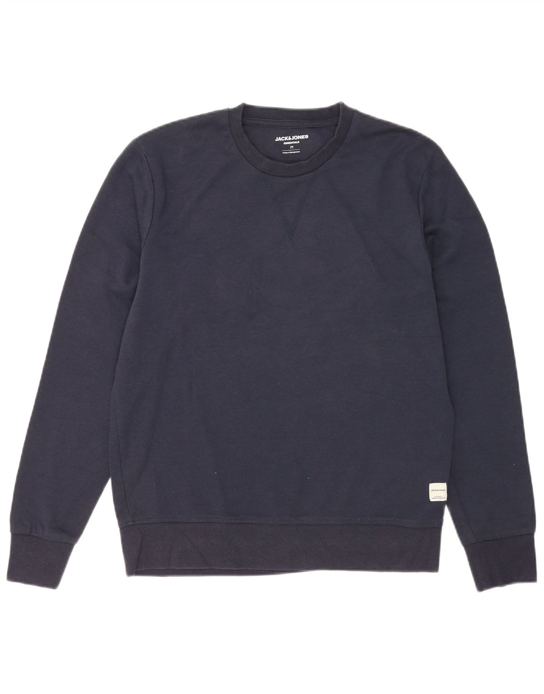 Jack & Jones Felpa da uomo in cotone medio blu navy