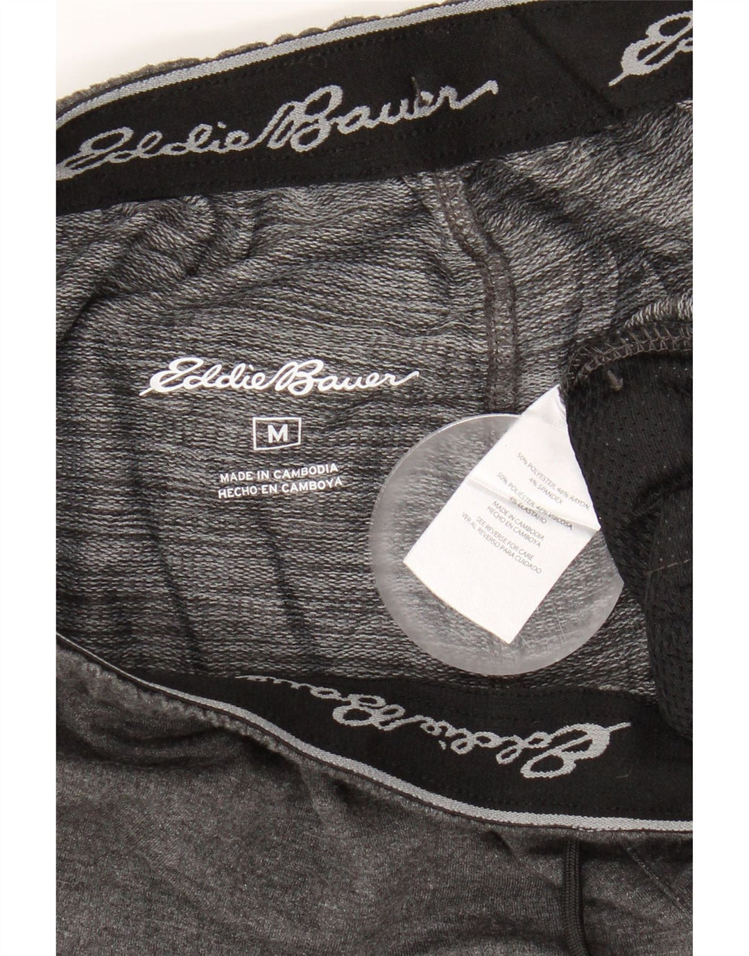 EDDIE BAUER Mens Tracksuit Trousers Medium  Grey Polyester Vintage Eddie Bauer and Second-Hand Eddie Bauer from Messina Hembry 