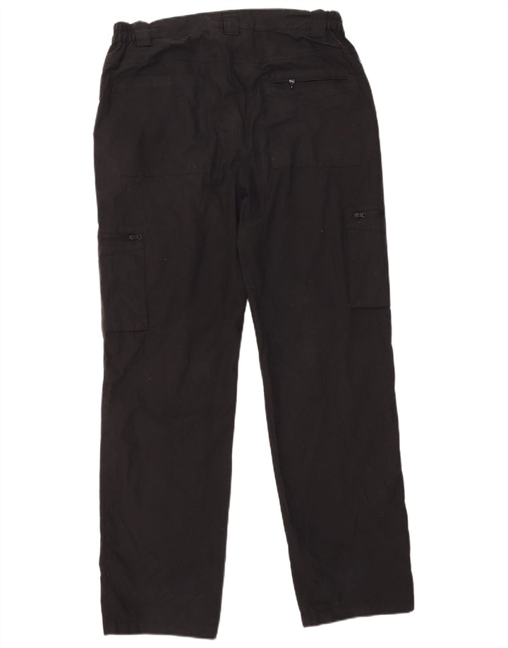 Pantaloni cargo dritti da uomo Mountain Warehouse W34 L32 poliestere nero