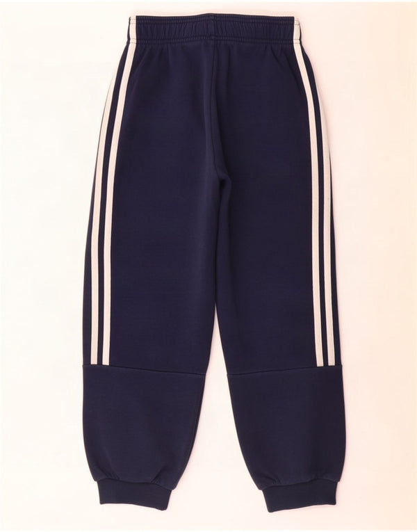 Pantaloni della tuta da ragazzo Adidas Joggers 9-10 anni in cotone blu navy