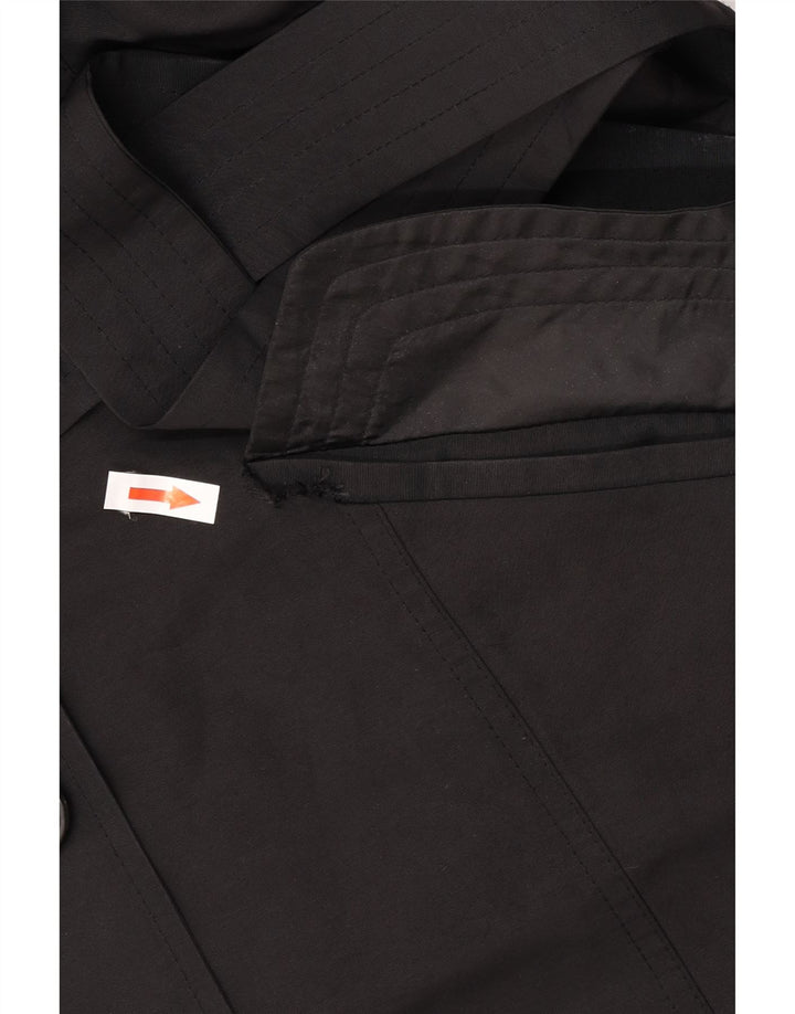 Trench da donna Marks & Spencer UK 16 grande poliestere nero