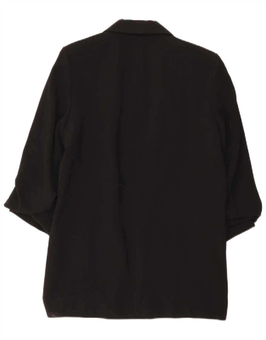 Giacca blazer aperta da donna con maniche a 3/4 Zara UK 14 media nera