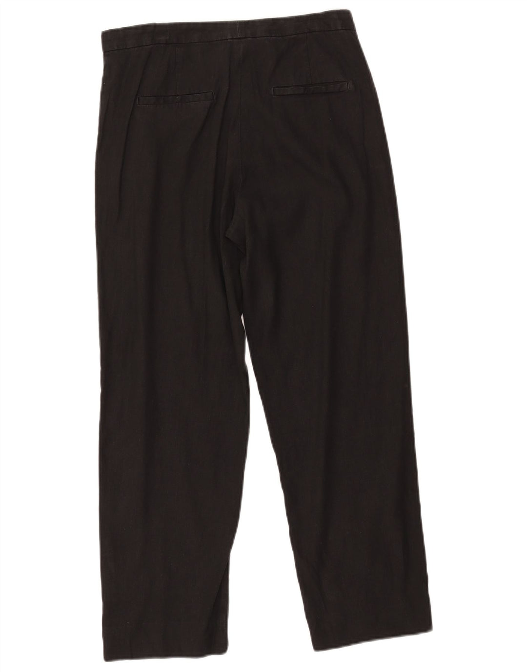 Pantaloni chino da donna Massimo Dutti EU 38 Small W28 L25 Lino nero