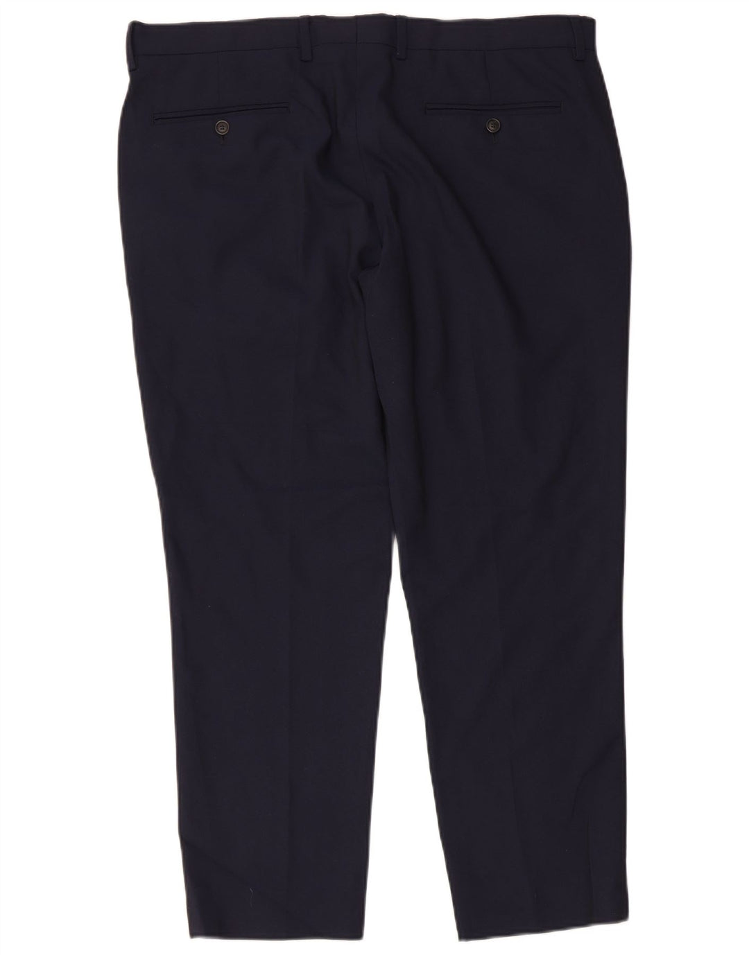 Pantaloni da Abito Slim da Uomo ZARA W36 L26 Blu Navy