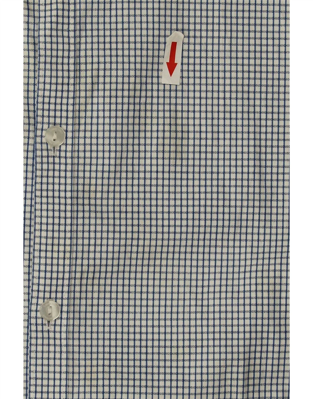 Camicia slim fit da uomo Calvin Klein, cotone a quadri blu grandi