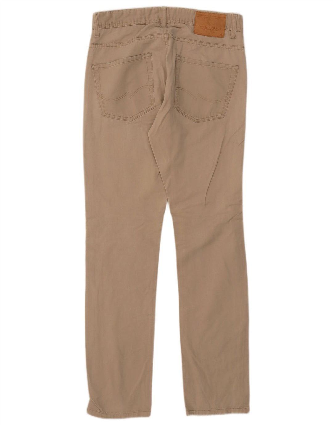 Pantaloni casual slim da uomo Jack & Jones W30 L30 Beige