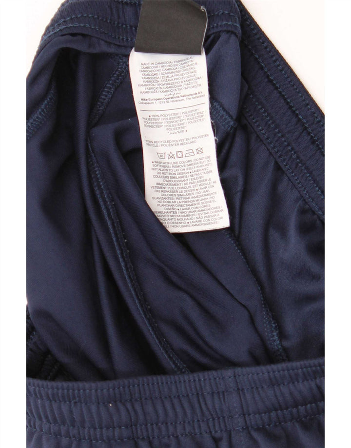Pantaloncini sportivi Nike da uomo con vestibilità regolare, grandi, blu navy, in poliestere