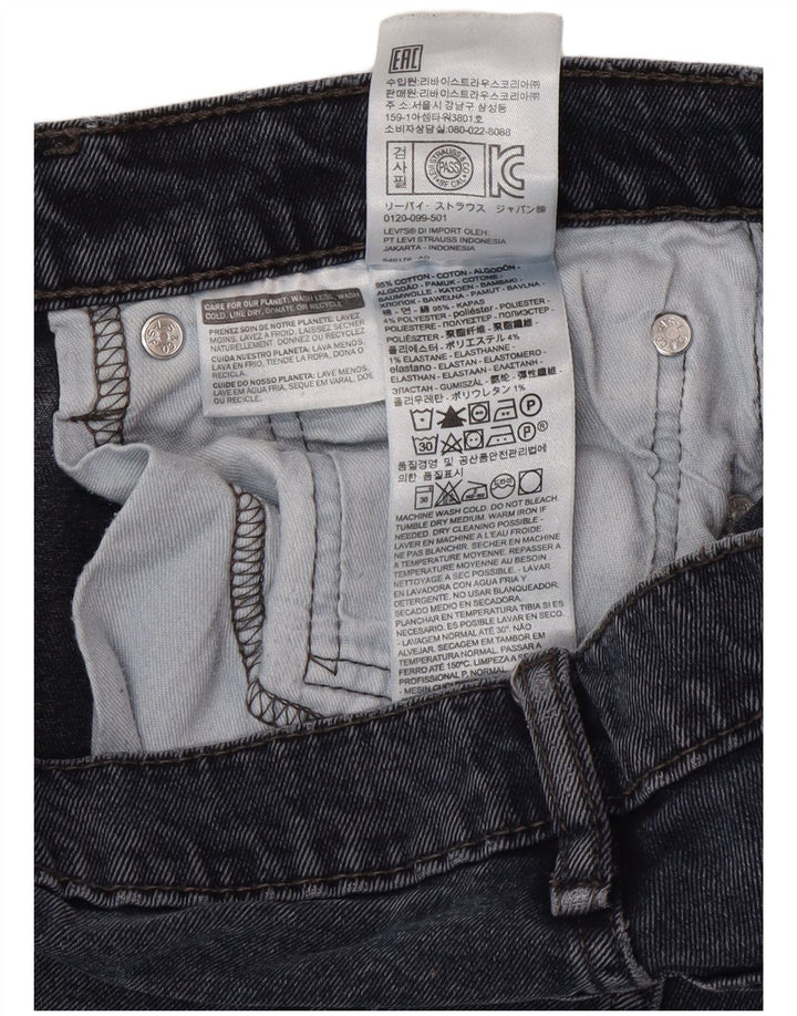 Jeans slim da uomo Levi's W34 L30 in cotone blu navy