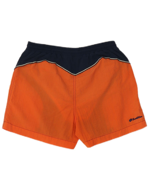 Pantaloncini sportivi grafici da uomo LOTTO UK 36/38 Small Blu navy Colourblock