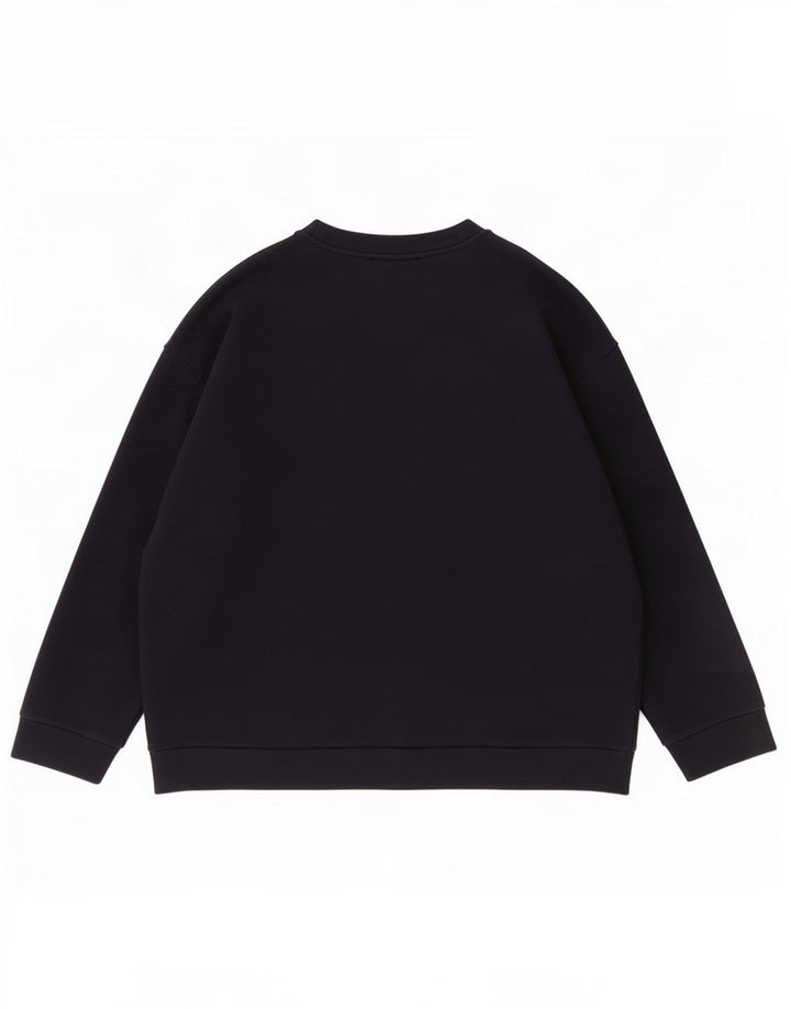 Felpa da uomo Marks & Spencer, grande, in cotone blu navy