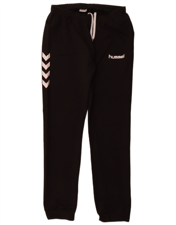 Pantaloni da tuta con grafica da uomo HUMMEL Joggers grandi in cotone nero
