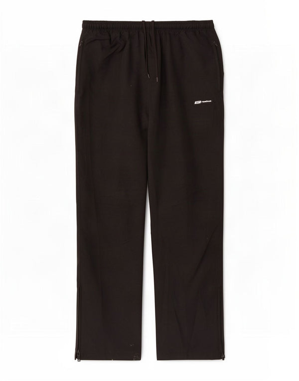 Pantaloni da tuta da uomo Reebok Large neri in poliestere