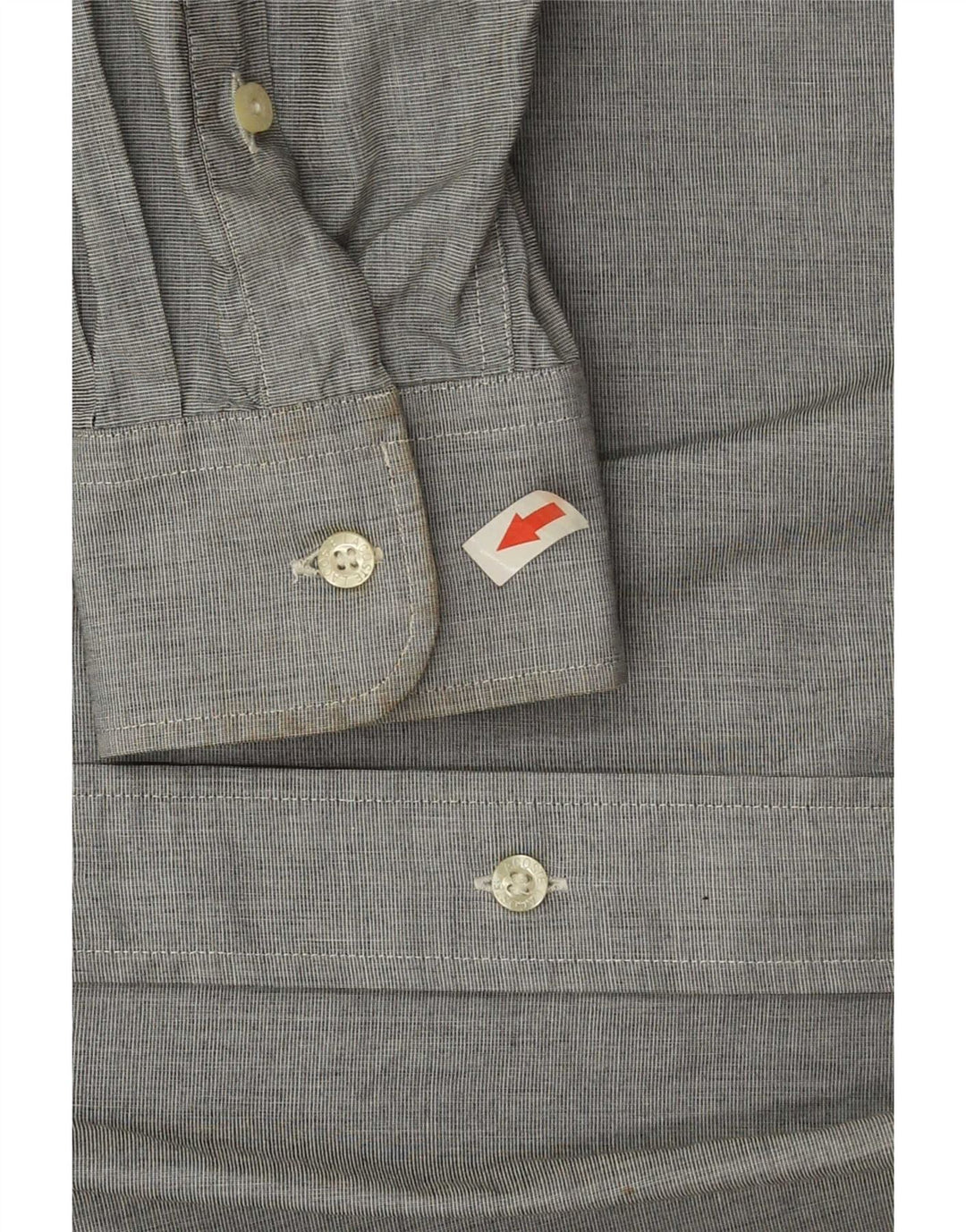 Camicia da uomo Lacoste taglia 45 XL in cotone grigio