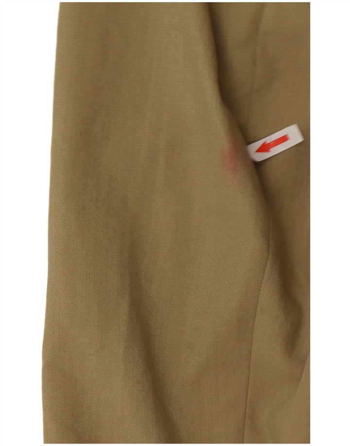 Giacca blazer oversize a 5 bottoni da donna Marella UK 10 piccola lana kaki