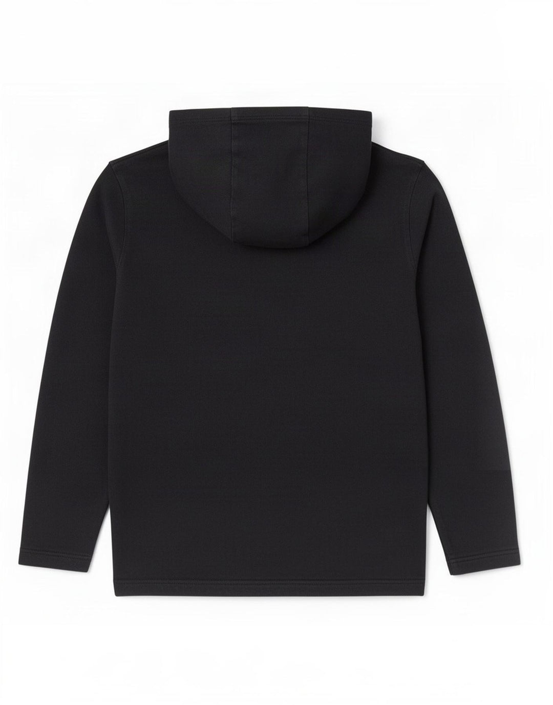Maglia Nike da uomo a maniche lunghe con cappuccio, cotone medio nero
