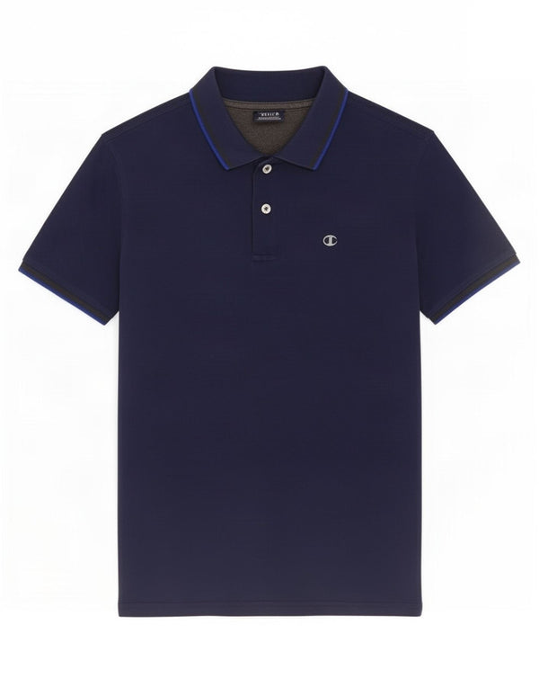 Polo da uomo Champion media blu navy