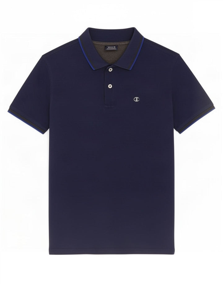 Polo da uomo Champion media blu navy