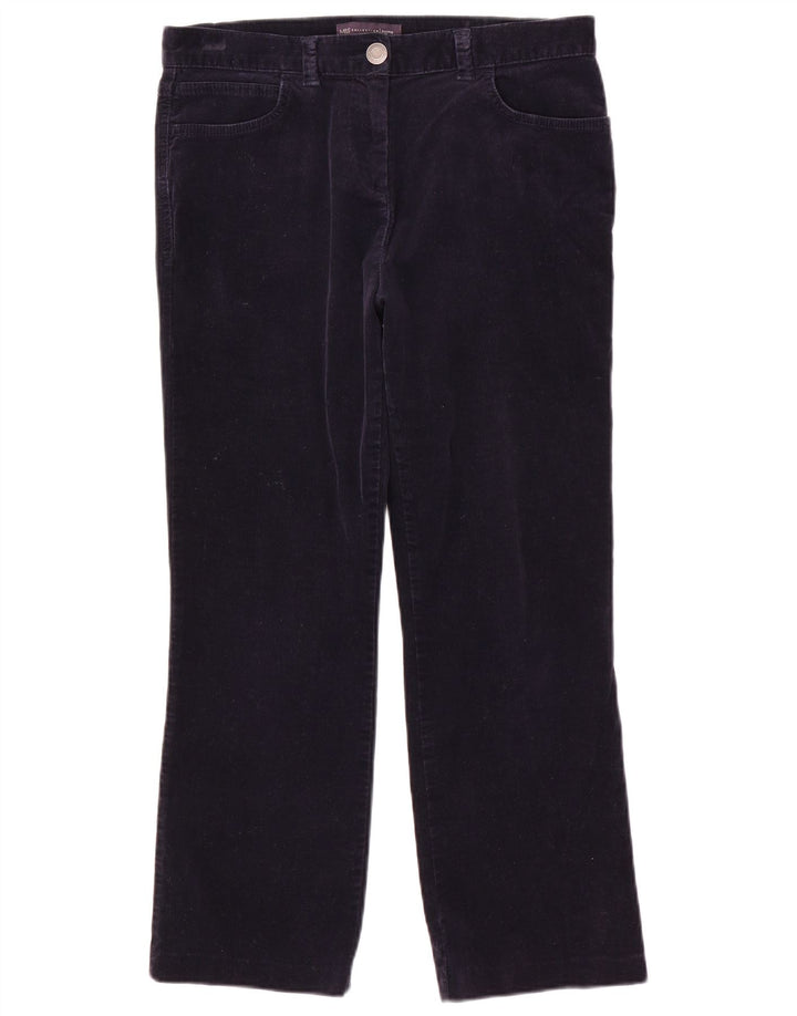 Pantaloni corti da donna Marks & Spencer Bootcut UK 12 Medium W32 L25 Navy B