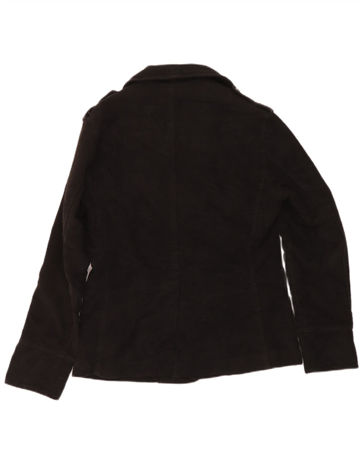 Cappotto da marinaio da uomo Aviazione Navale UK 38 cotone nero medio