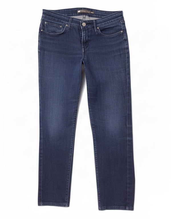 Levi's Jeans slim da donna con leggera curva a vita classica US 4 Small W27 L27 Blu