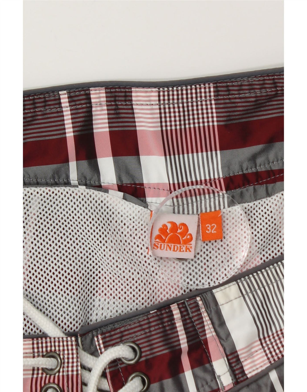 Pantaloncini da bagno da uomo Sundek a quadri medi multicolore