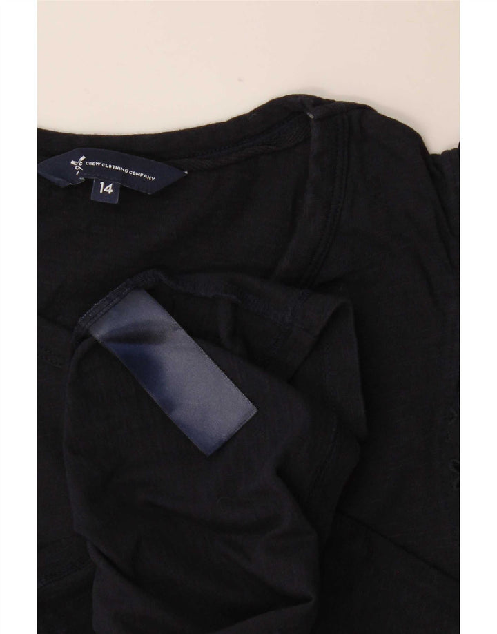 Crew Clothing Camicetta da donna Top UK 14 Medio Blu navy floreale