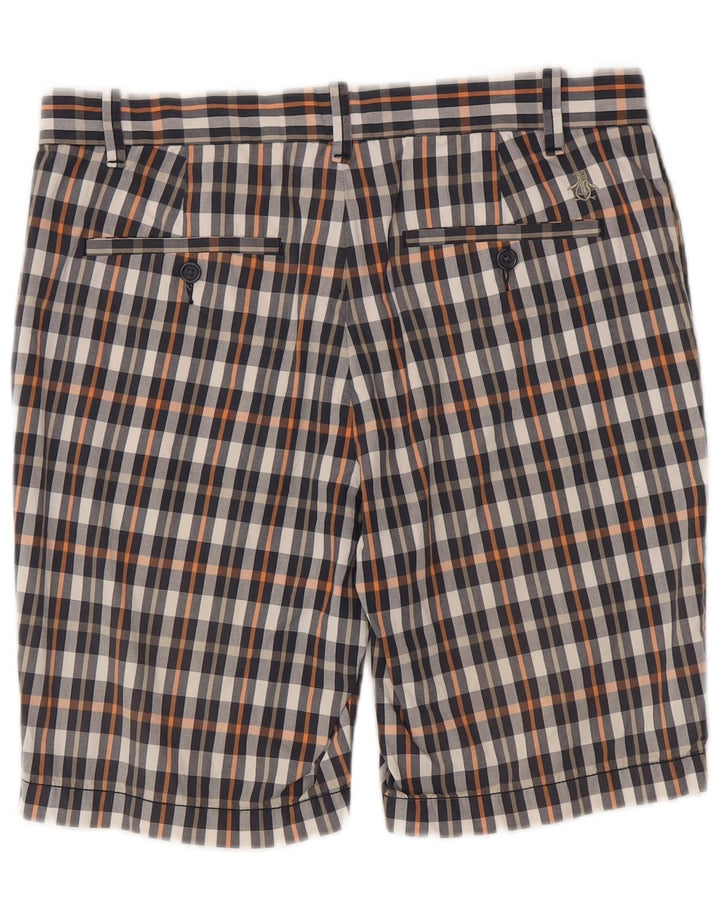 Pantaloncini chino da uomo Penguin W32 cotone a quadri multicolore medio
