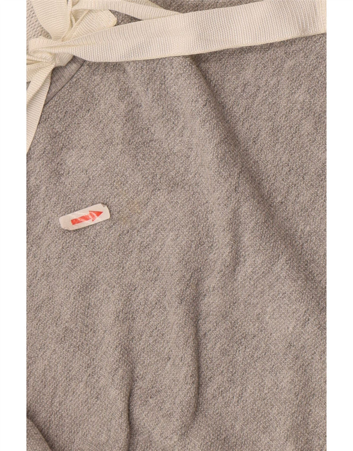 Camicetta a maniche lunghe da donna MET UK 10 piccola in cotone grigio