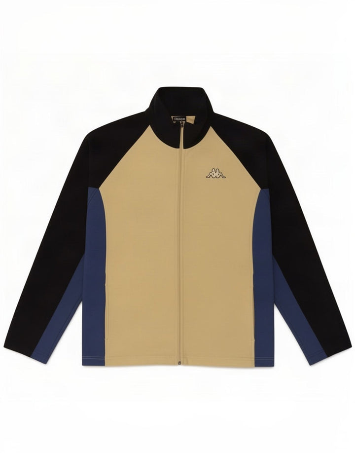 Giacca da tuta da uomo Kappa 2XL Poliestere color block beige