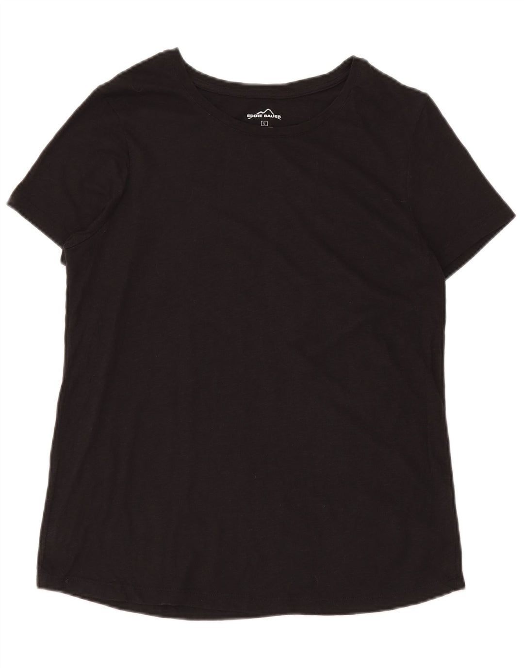 T-shirt da donna Eddie Bauer Top UK 14 grande cotone nero