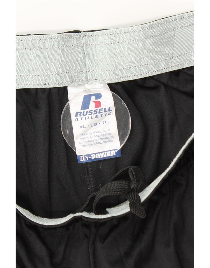 Pantaloncini sportivi Dri-Power da uomo RUSSELL ATHLETIC XL poliestere nero